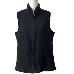 NWOT New Boat Women's Fleece Vest Sleeveless Classic Fit with Zip up Pockets
